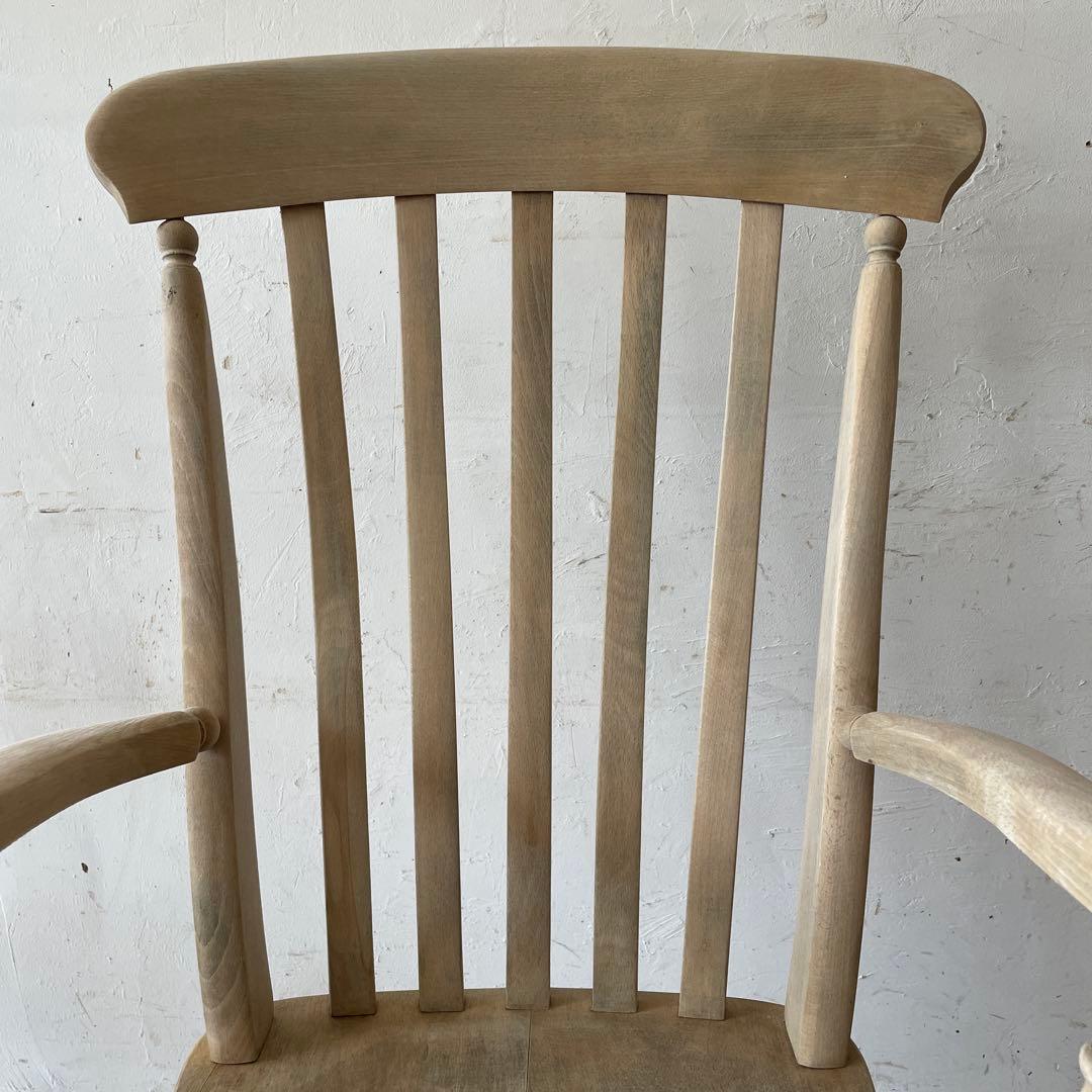 ビンテージ ハイバックアームチェア カフェ アームチェア 剥離