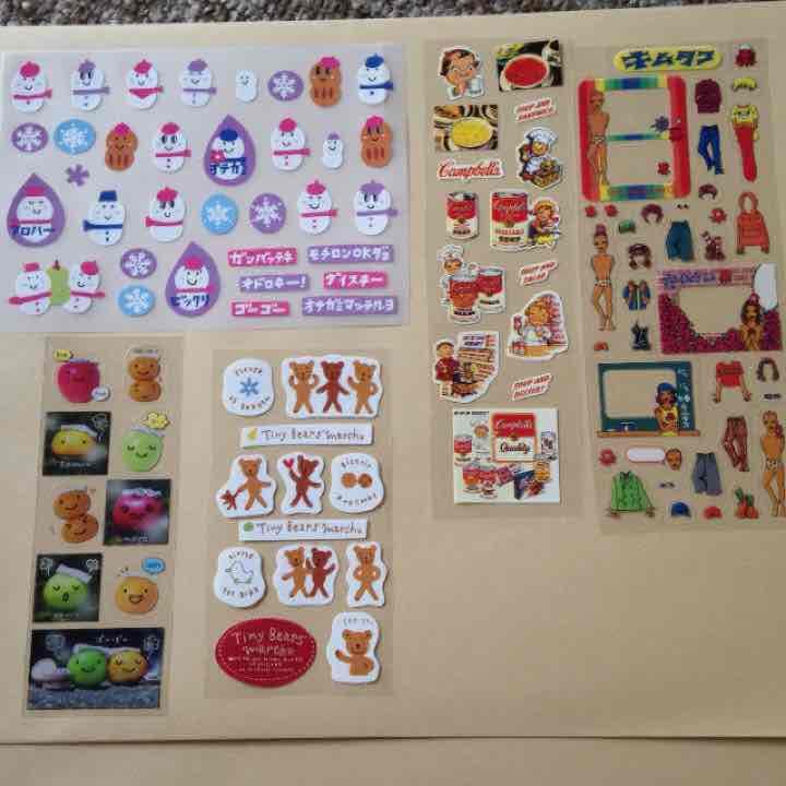 シール大量販売！ 組み合わせ自由 8枚で300円