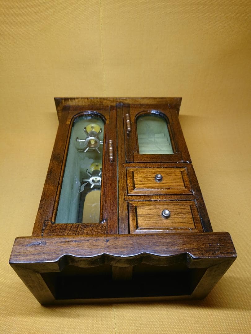 アクセサリーケース　天然木　置物　インテリア　工芸品　美術品　A3061