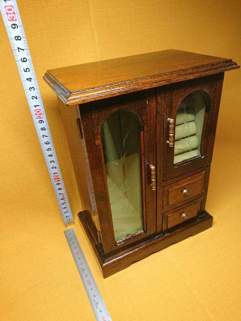 アクセサリーケース　天然木　置物　インテリア　工芸品　美術品　A3061