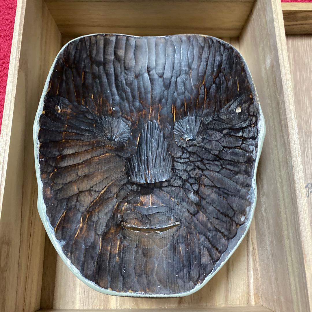 【美品】　能面　痩せ男　痩男