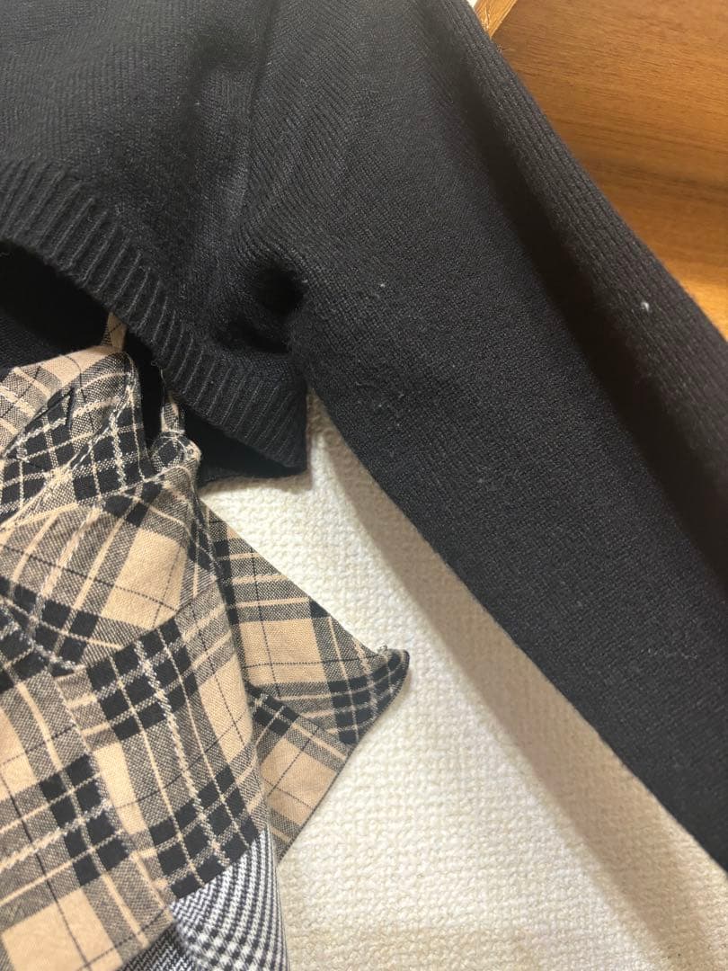 ワンピース andmary Juni check dress