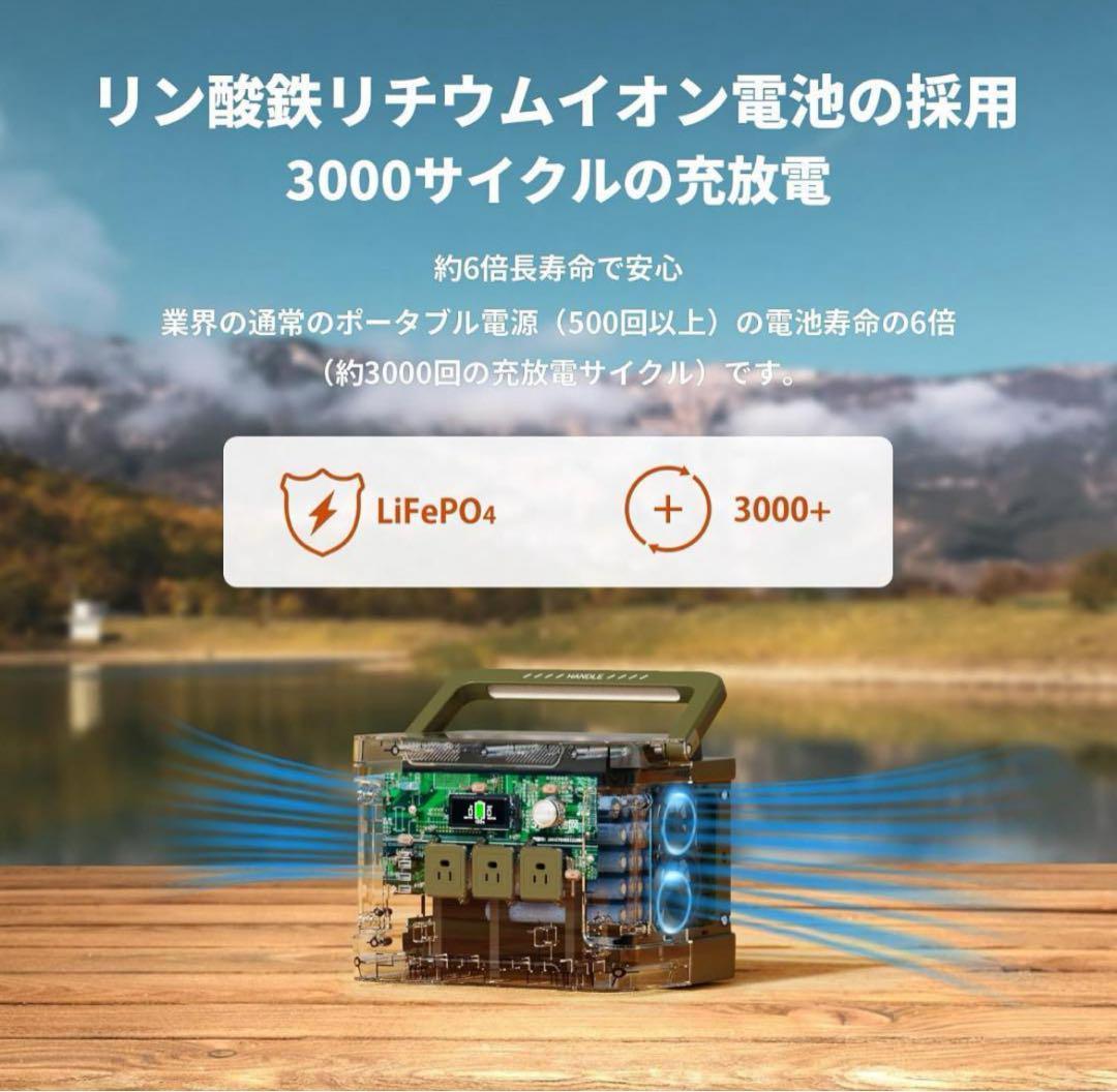 EEIVOL ポータブル電源 400W