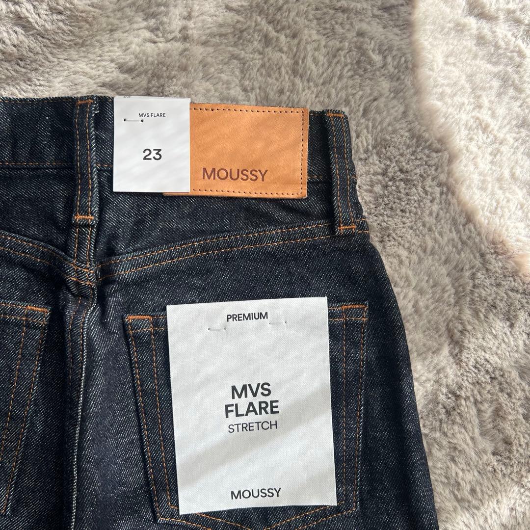 MOUSSY MVS FLARE ワンウォッシュ23インチ