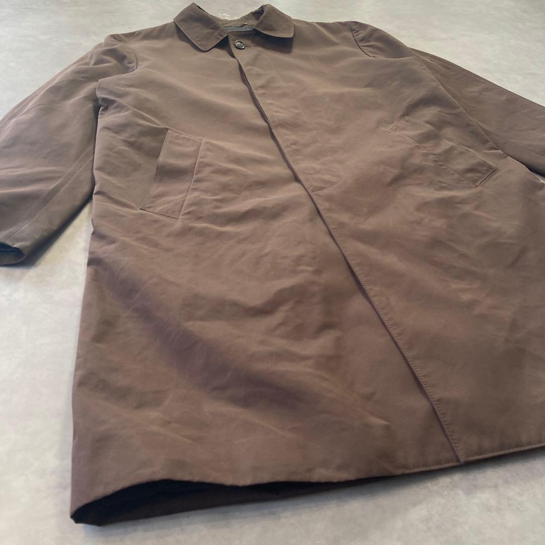 イタリア製 CORNELIANI ステンカラー コート L モカムース ブラウン