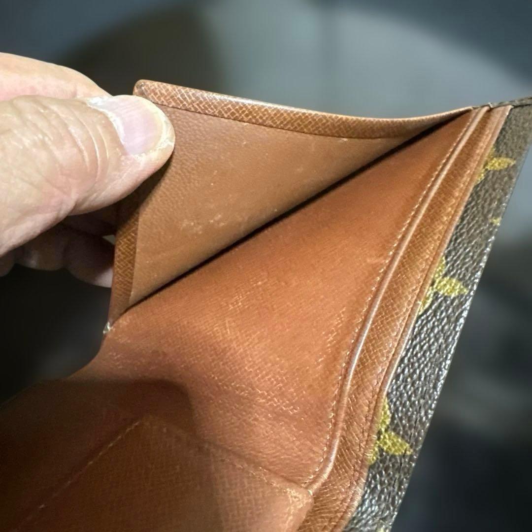 14☆優良品☆ヴィンテージ モノグラム♪2つ折り財布★ポケットあり