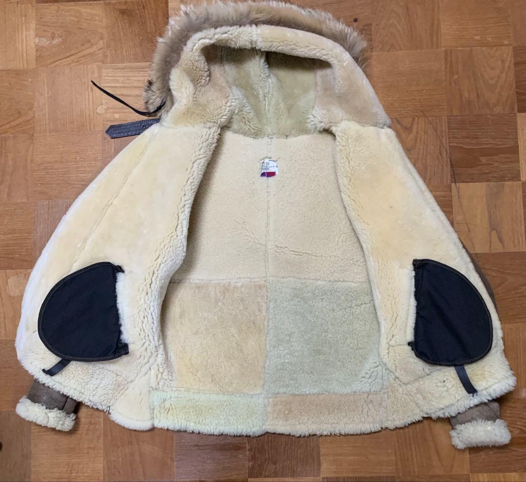 USA製 古着 B-3 ムートンフライトジャケット サイズ36