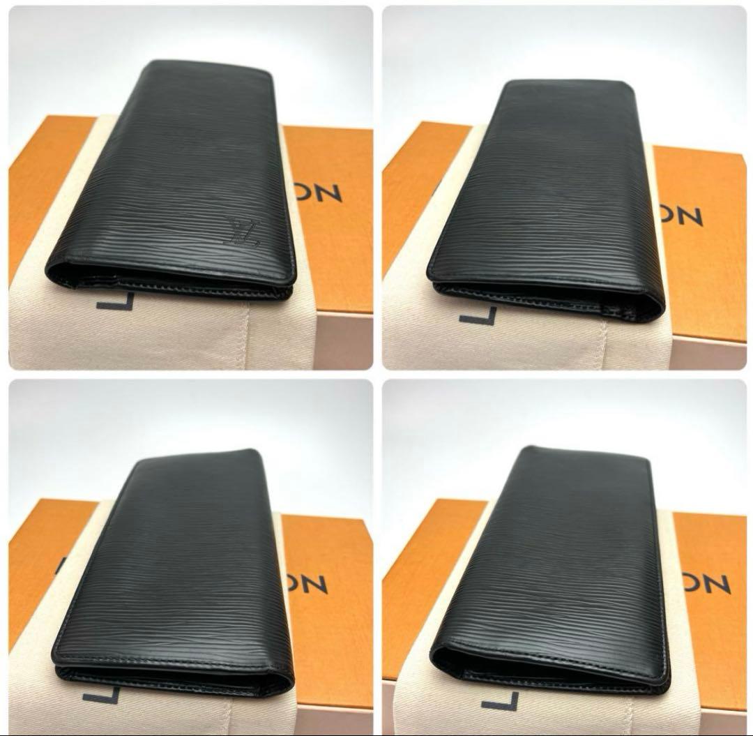 LOUIS VUITTON 長財布 エピ　ブラック レザー