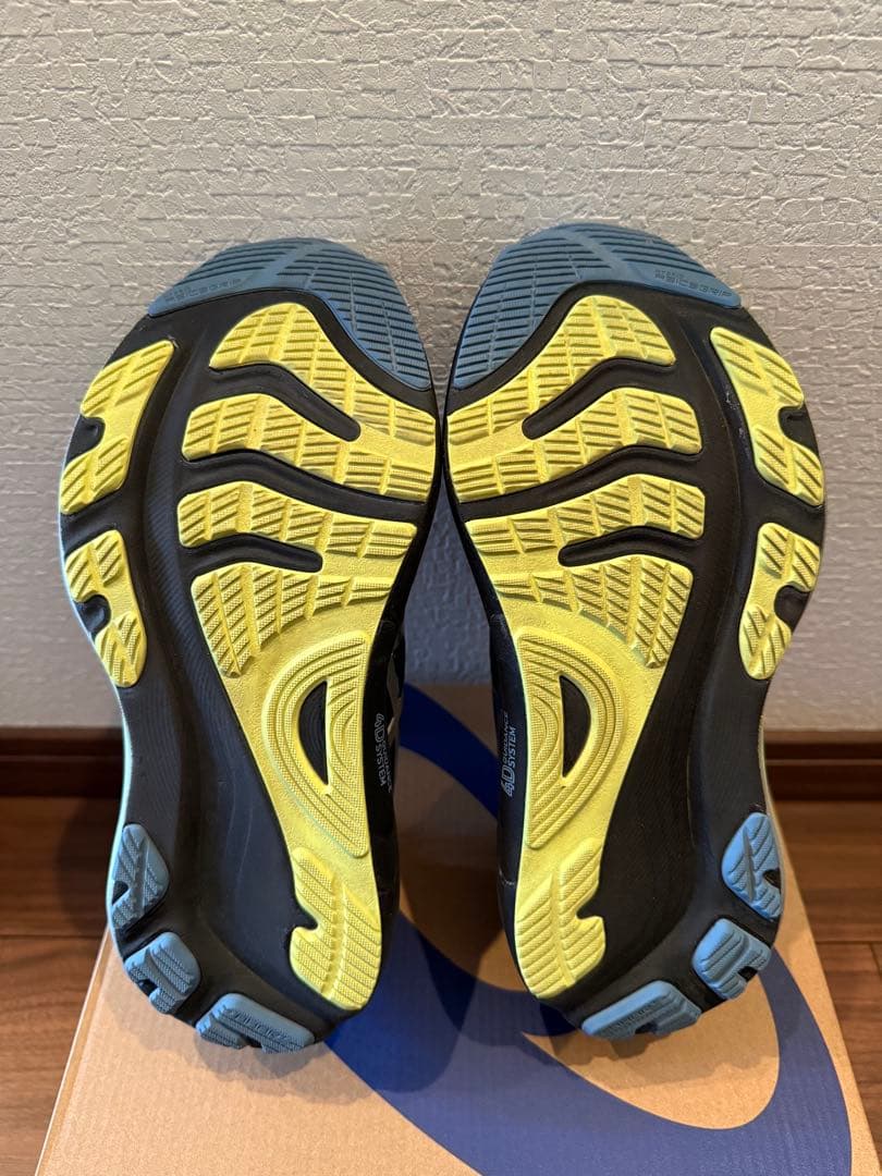 美品 アシックス ゲルカヤノ 32 黒 特別カラー 24㎝