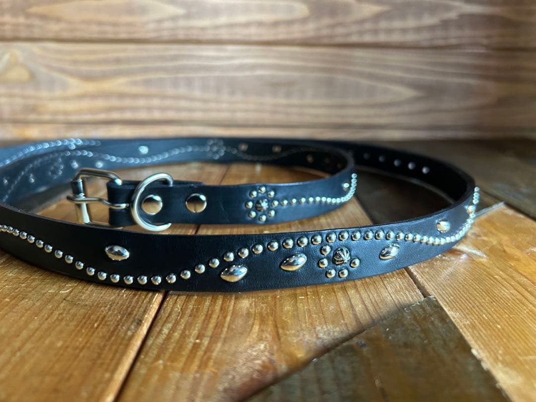 フルスタッズナローベルト18mm幅　シルバーセレクトフラワー htcナロー好き