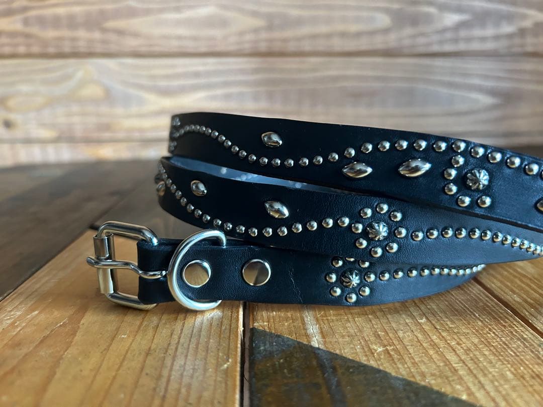 フルスタッズナローベルト18mm幅　シルバーセレクトフラワー htcナロー好き