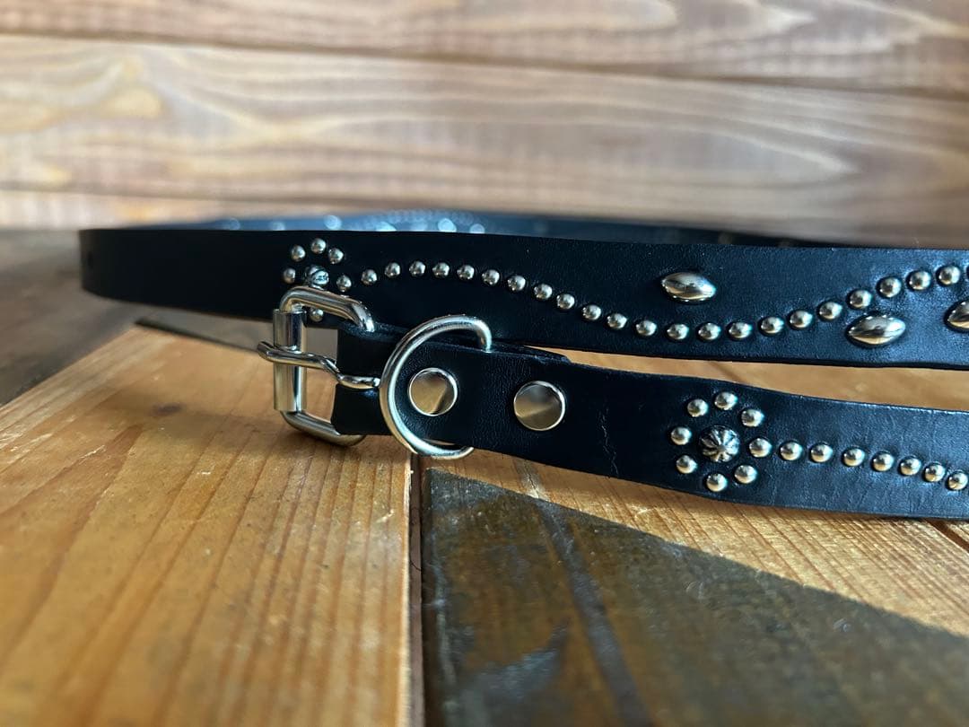 フルスタッズナローベルト18mm幅　シルバーセレクトフラワー htcナロー好き