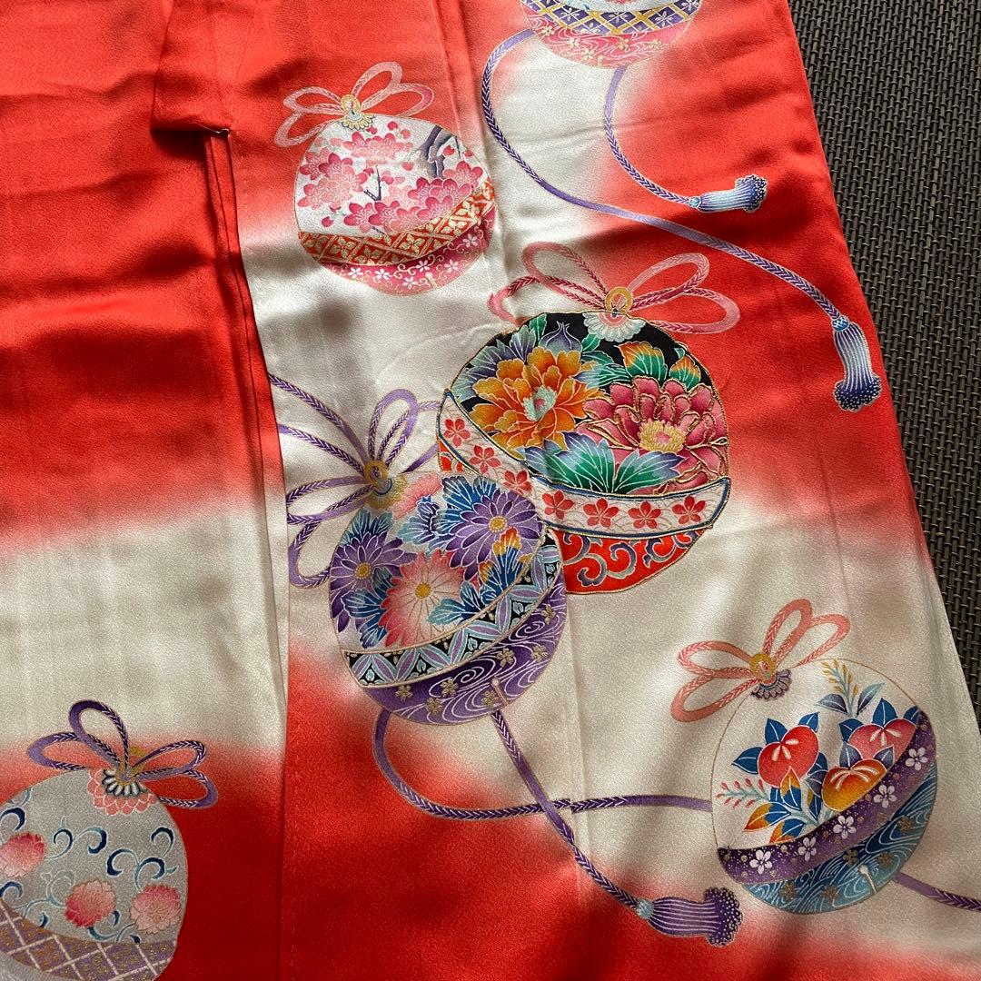 七五三　着物　長襦袢　袋帯　7才　女の子　クリーニング済み