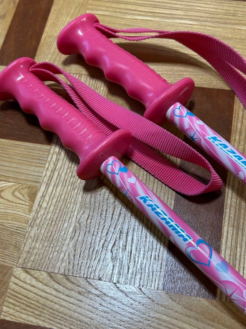 KAZAMA 子供用スキーセット　96cm ブーツ2足付