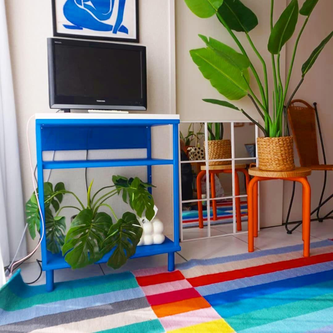 大型ミラー　姿見　格子　海外風