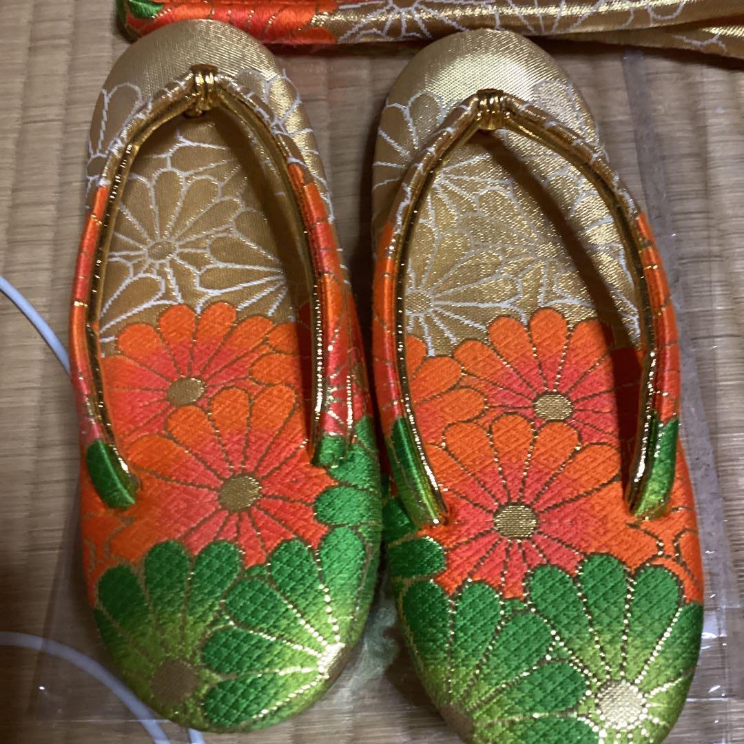 七五三7歳用　フルセット　帯幅18センチ　草履21センチ