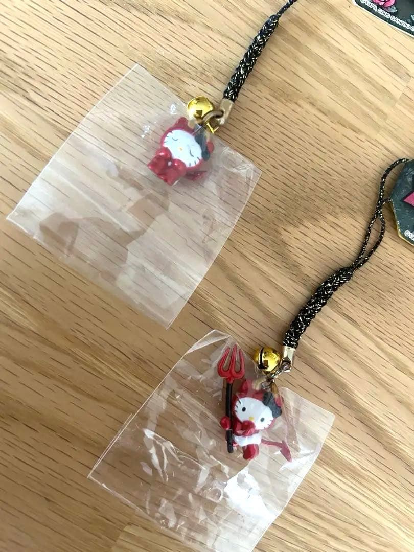 ご当地キティ　根付けストラップ　悪魔　デビルKT