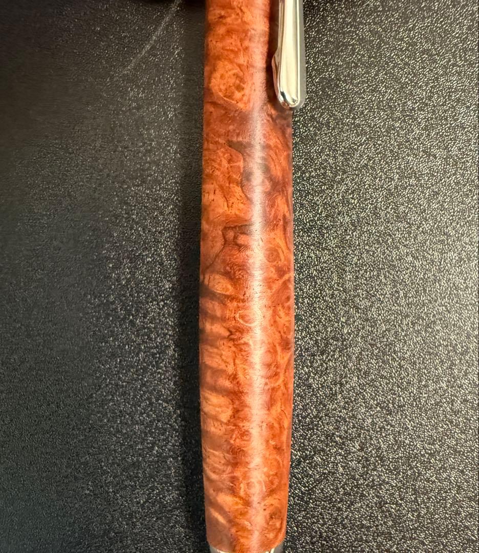 【新品未使用】工房楔 シャーペン0.5mmペンシルコルタ楔 花梨こぶ杢 木軸ペン