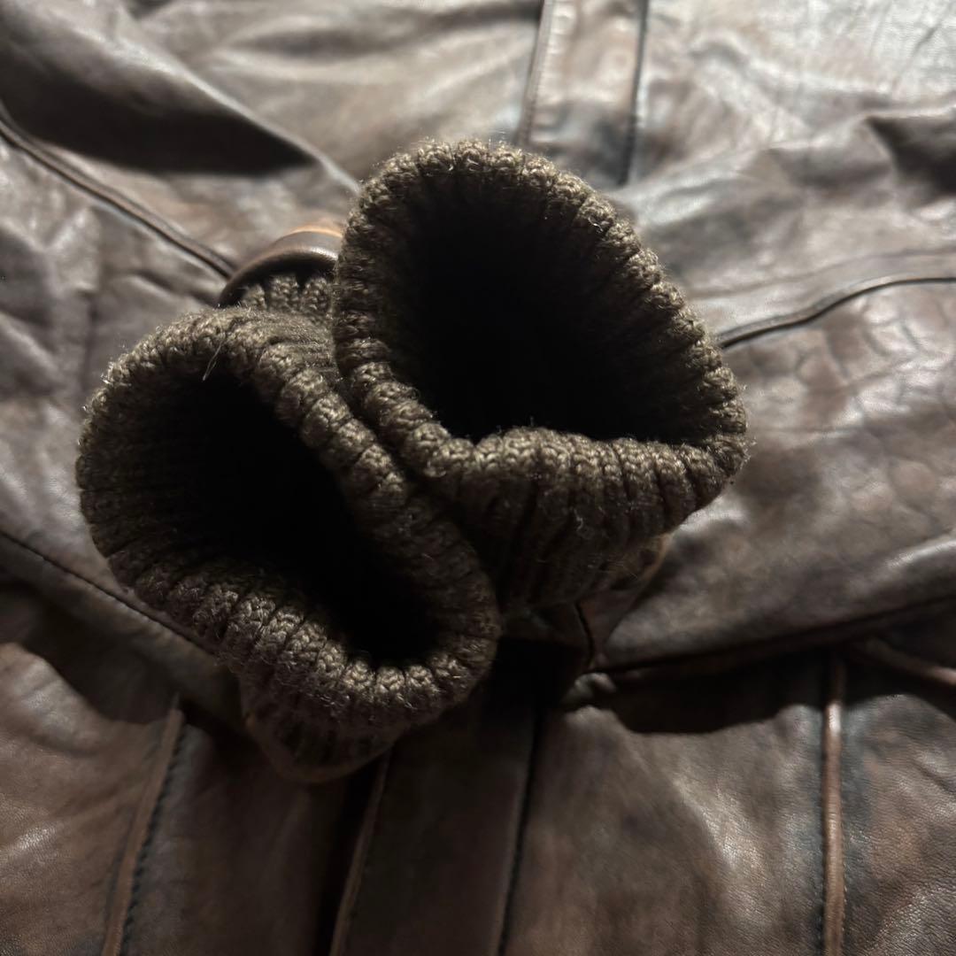 ジャケット・アウター 90s type G-1 A-2 fade leather flight jkt