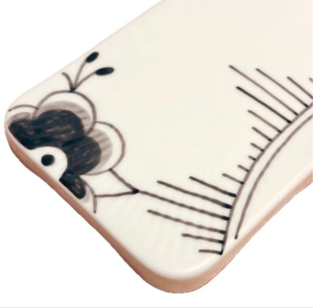 ラスト１点 ロイヤルコペンハーゲン ブラックフルーテッド　メガ　ボード　15.5