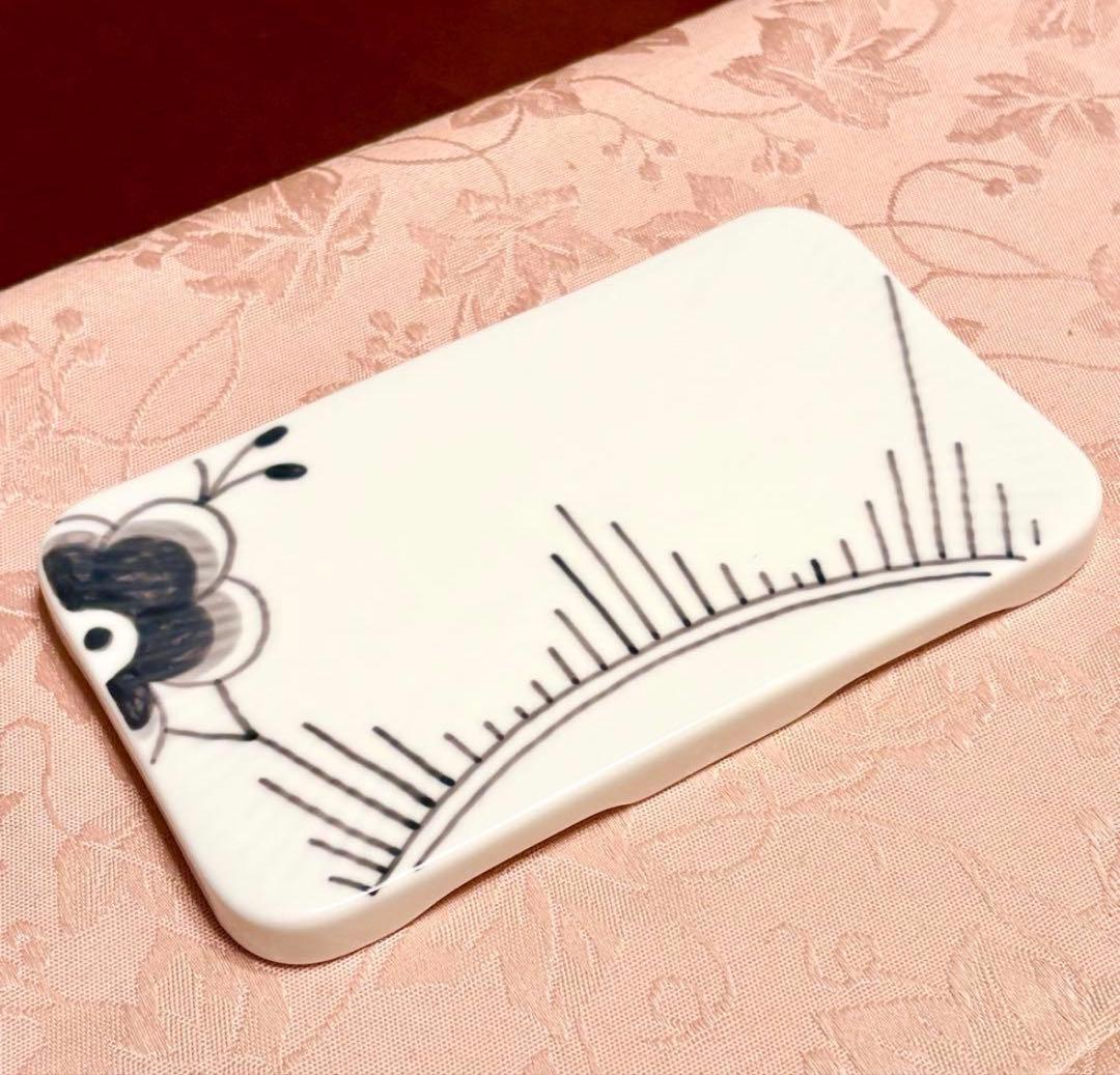 ラスト１点 ロイヤルコペンハーゲン ブラックフルーテッド　メガ　ボード　15.5