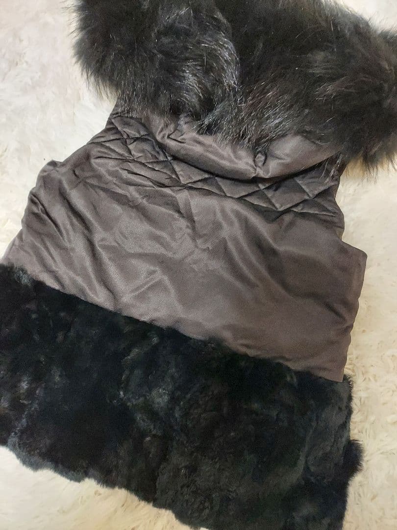 ダイアグラム グレースコンチネンタル/ブラック キルティングダウンベスト