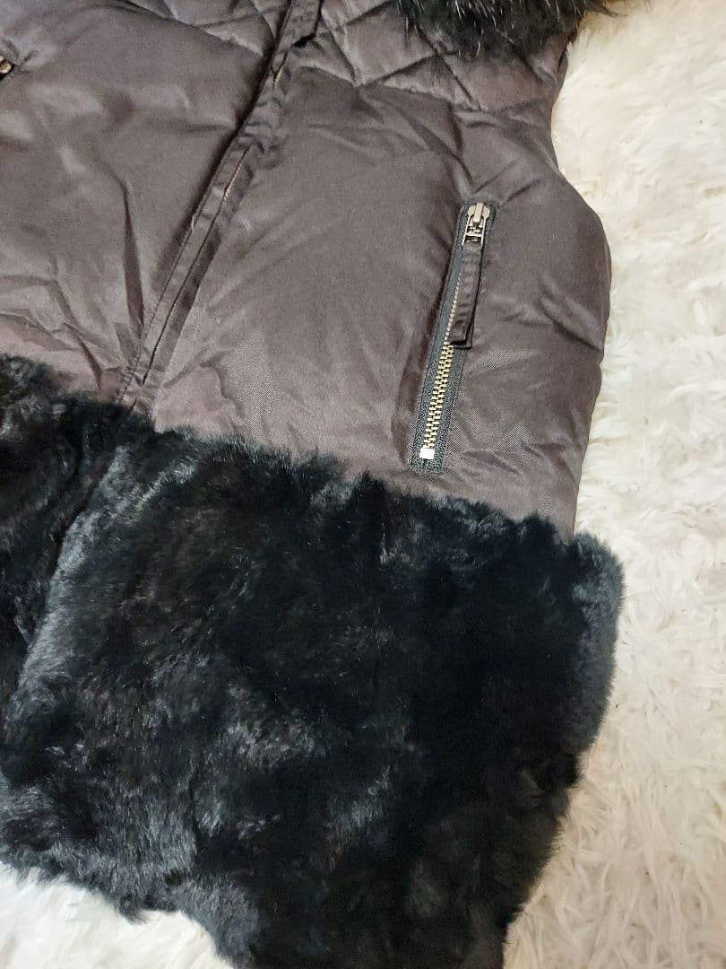 ダイアグラム グレースコンチネンタル/ブラック キルティングダウンベスト