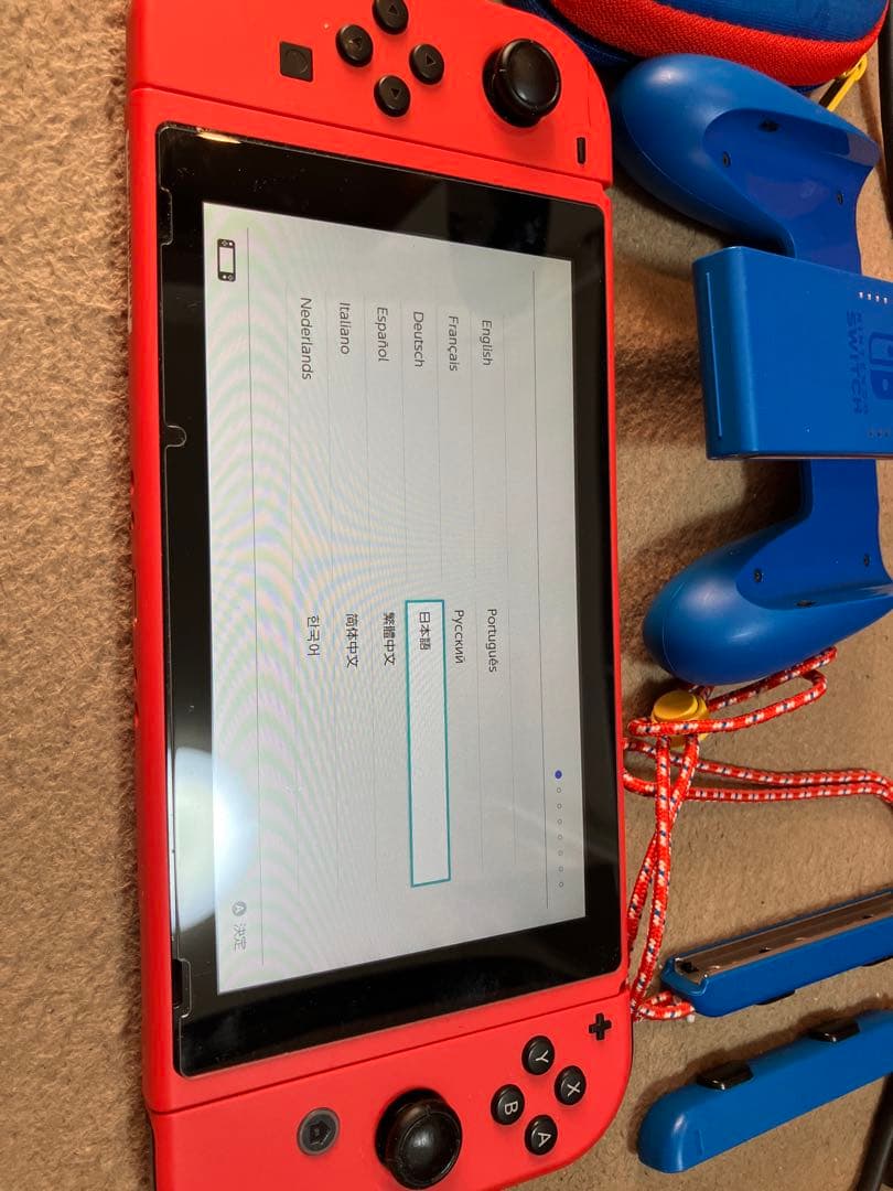 Nintendo Switch 本体 レッド 充実の付属品