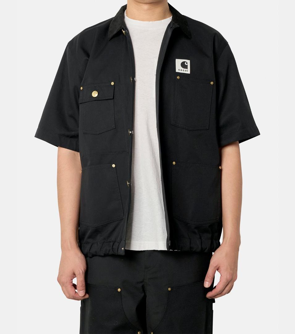 トップス sacai Carhartt WIP Duck Shirt Black 2