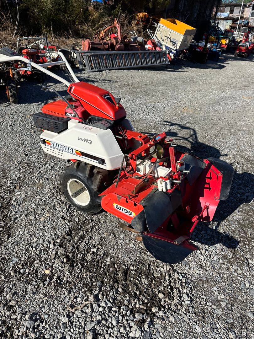 管理機 耕運機 シバウラ　ＯＨＶ　１０.５馬力　ＳＲ１１３　 家庭菜園 ガソリン