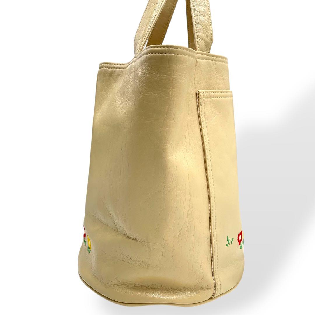 極美品　レア　familiar　ファミリア　トートバッグ　神戸元町限定　ベージュ