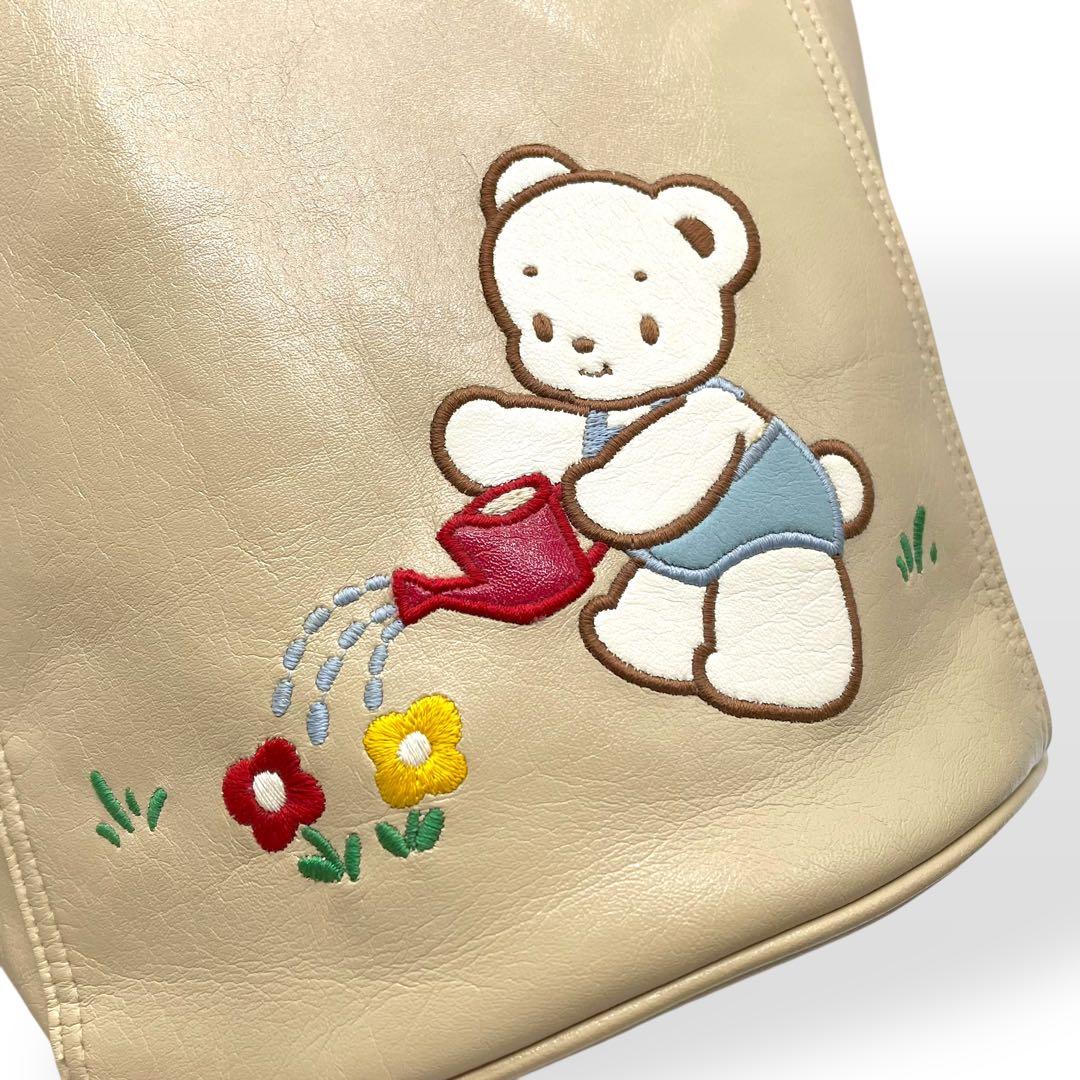 極美品　レア　familiar　ファミリア　トートバッグ　神戸元町限定　ベージュ