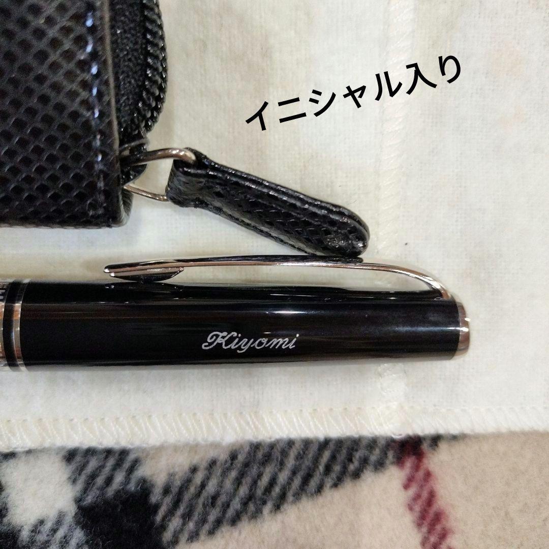 Mont Blanc Generationボールペン黒とケース 黒