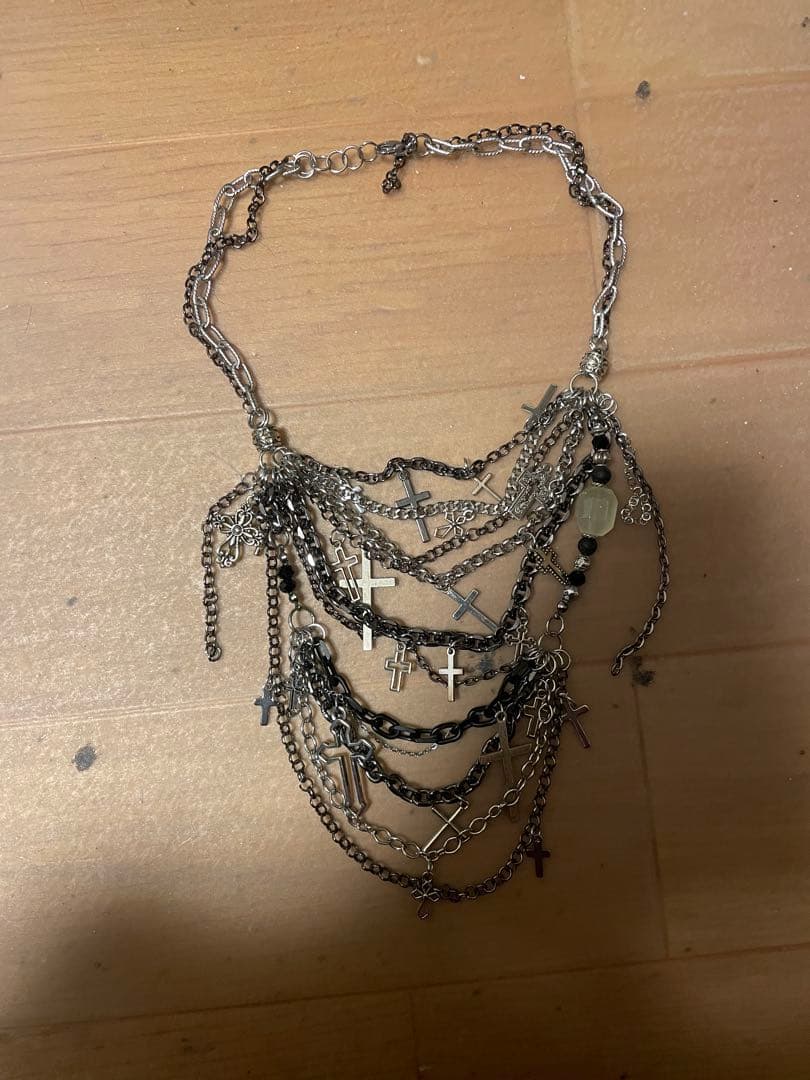 ハンドメイドネックレス gunda 14th addiction kmrii