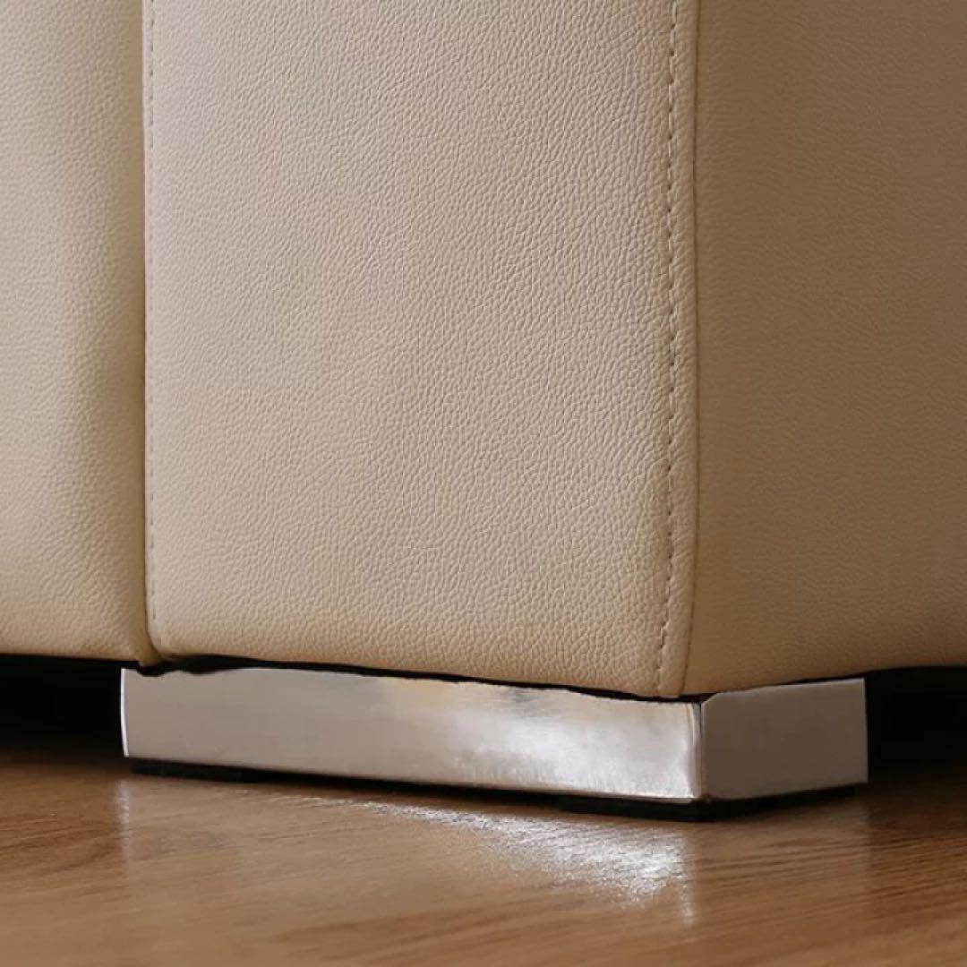 Y2 ニトリ 定価17万強 L字 レザー ソファ 美品