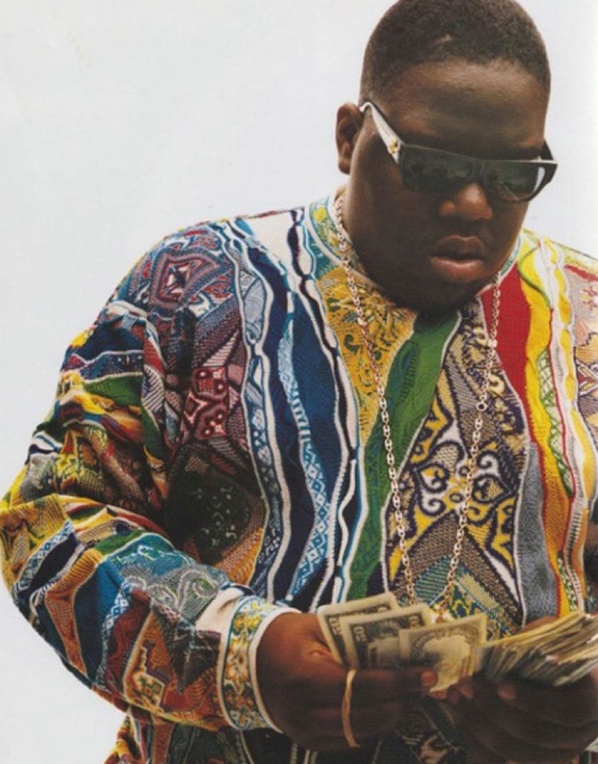 90s≪COOGI／クージー≫3Dニットカーディガン ビートたけしニット