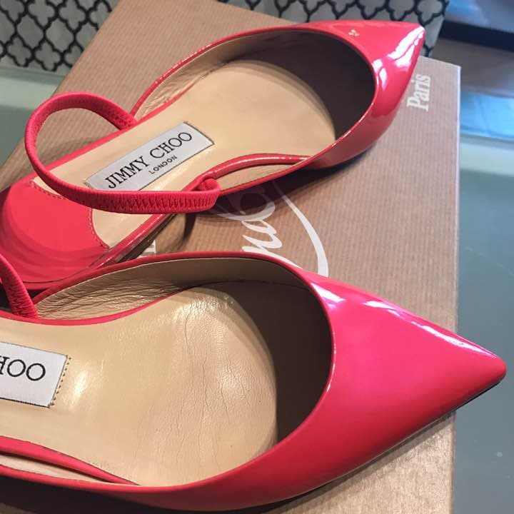 ジミーチュウ☆*:.。. ☻エナメルピンク36.5