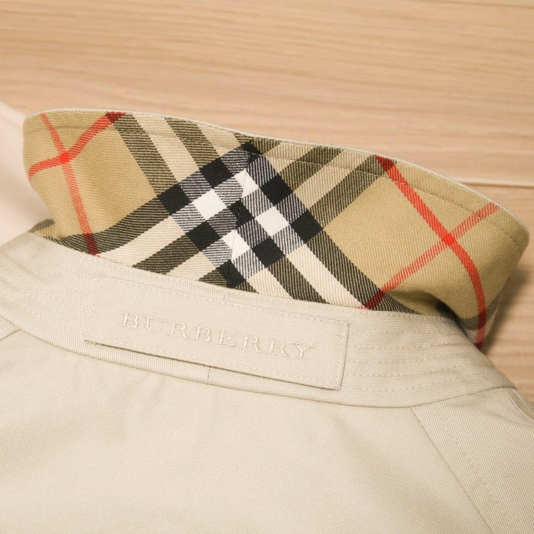 極美品 英国製 BURBERRY LONDON ステンカラーコート バーバリー