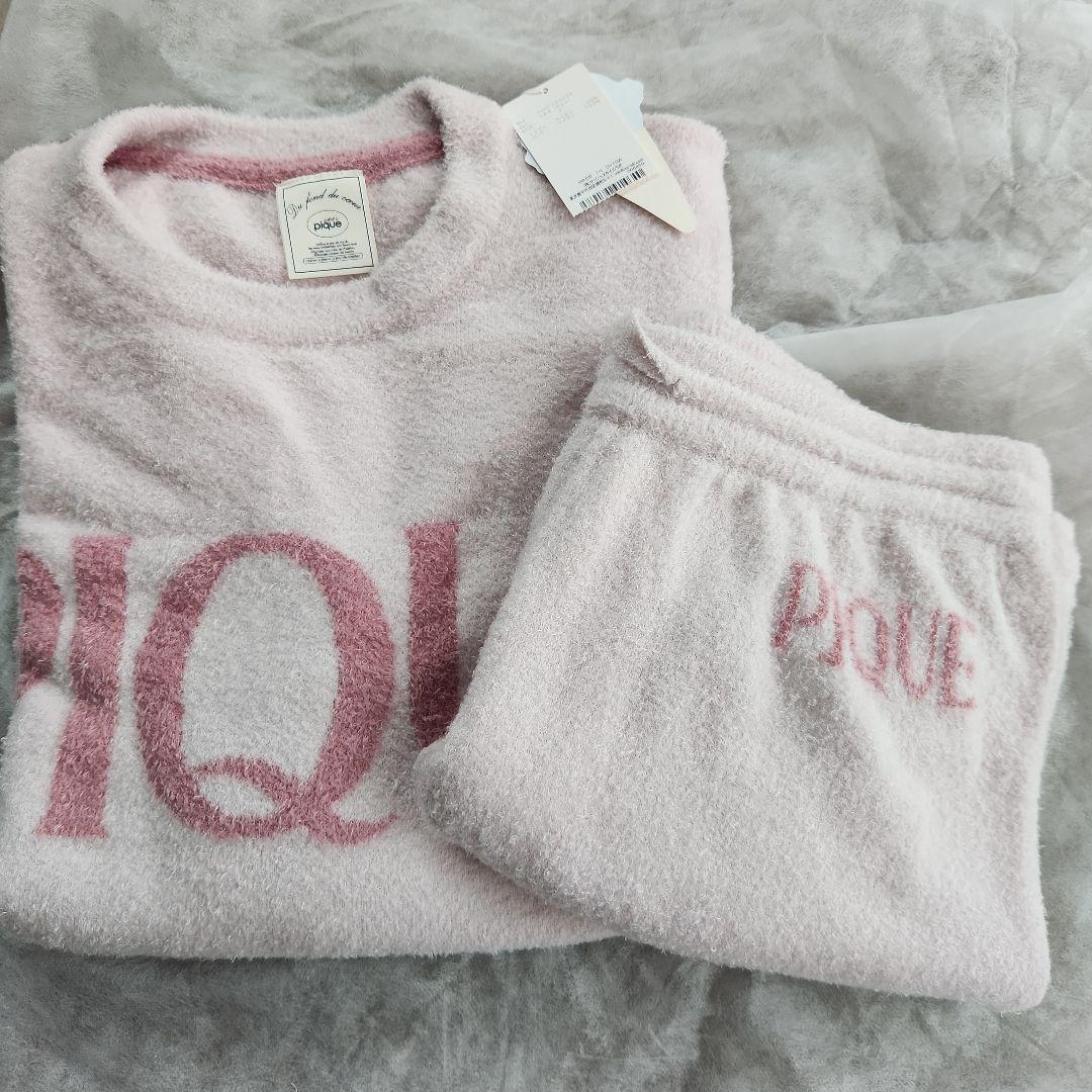 【新品】ジェラートピケ スムーズィーロゴジャガードプルオーバー&ショートパンツ