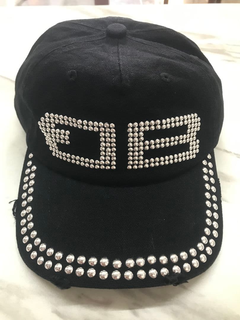 未使用 BEEDEN BD STUDS DAMAGE CAP BLACK #01