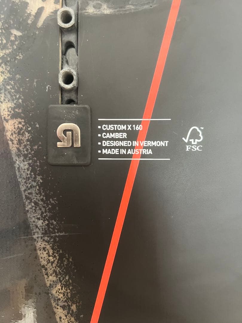 BURTON CUSTOM X 2016 160cm スノーボード