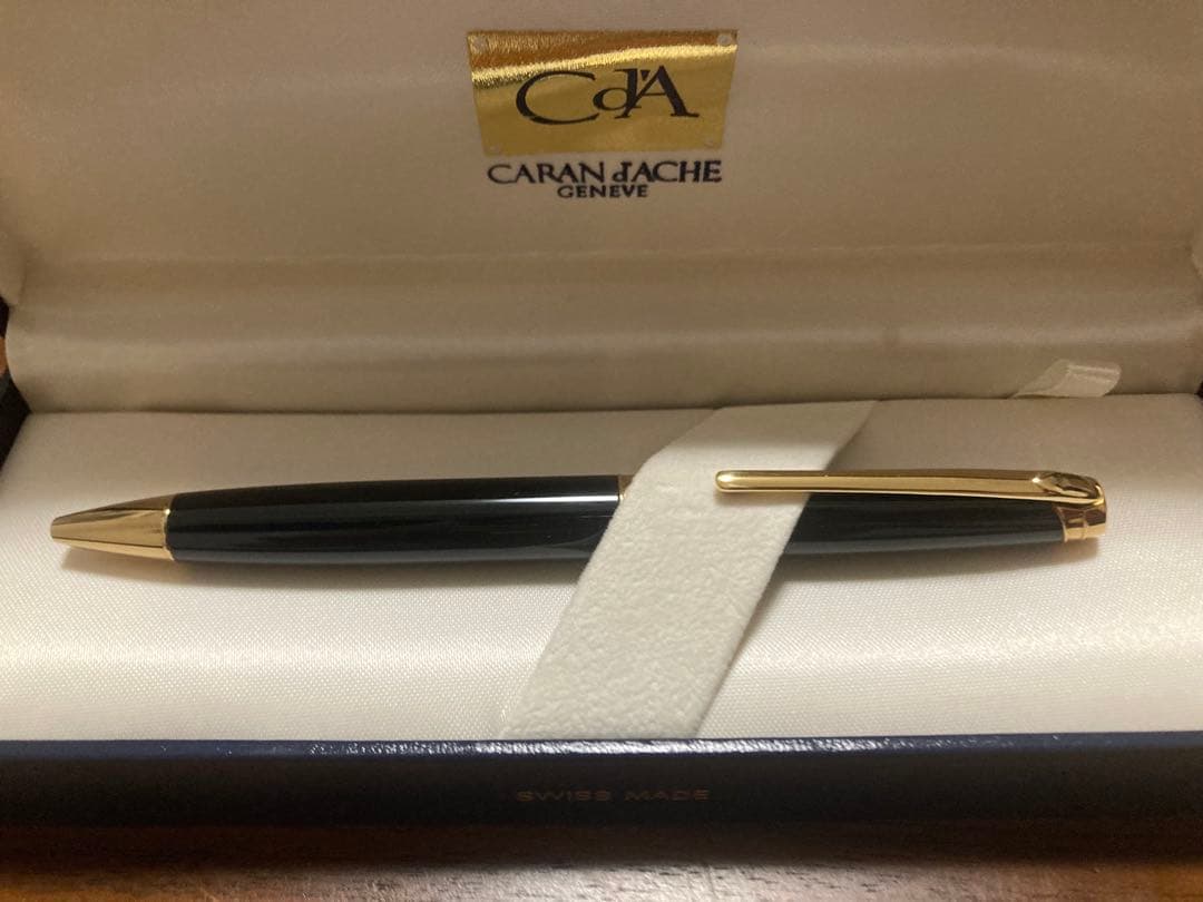 カランダッシュ レマン エボニブラック ゴールドプレート