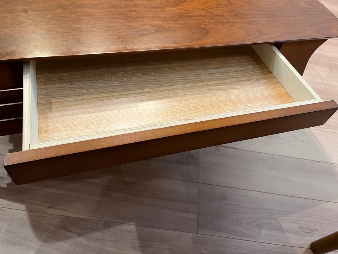 【1月で出品終了】ローテーブル 木製 引き出し 引出し付きウッドDoris