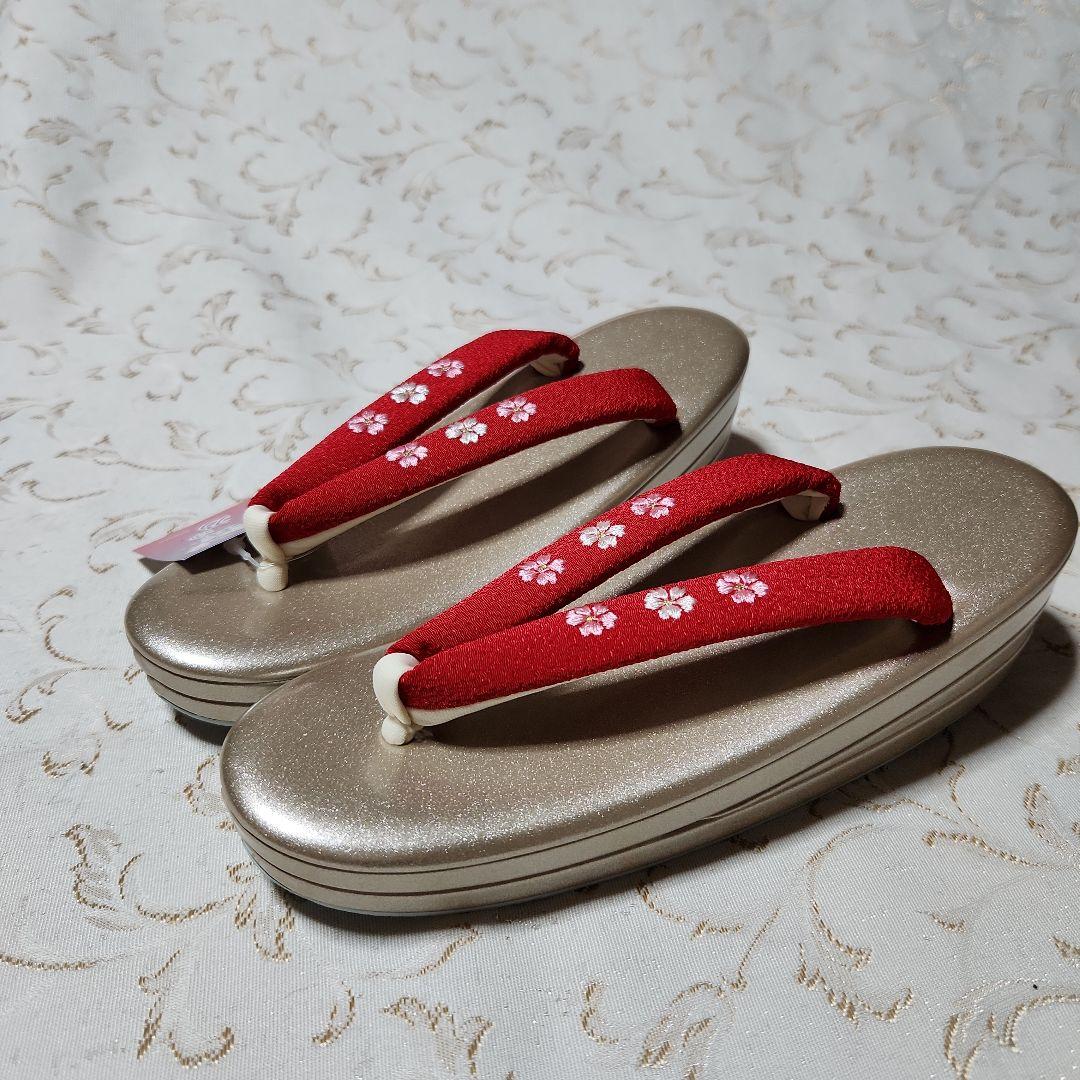 #703 七五三  お正月 お祝い  女児  草履  21cm