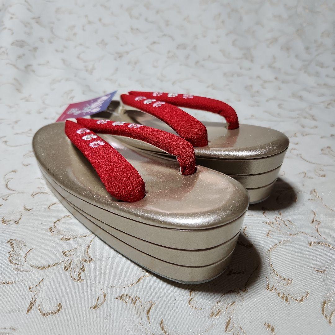 #703 七五三  お正月 お祝い  女児  草履  21cm