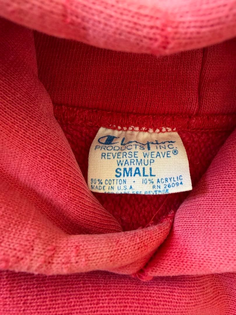 t*a様 70s Champion リバースウィーブ スウェットパーカ単色タグ