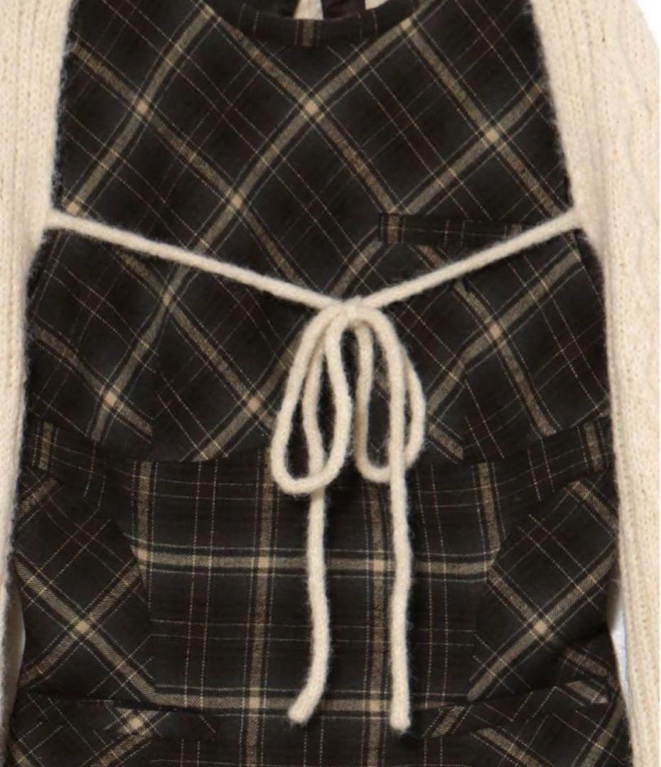 アンドマリー　Mimi check set mini dress