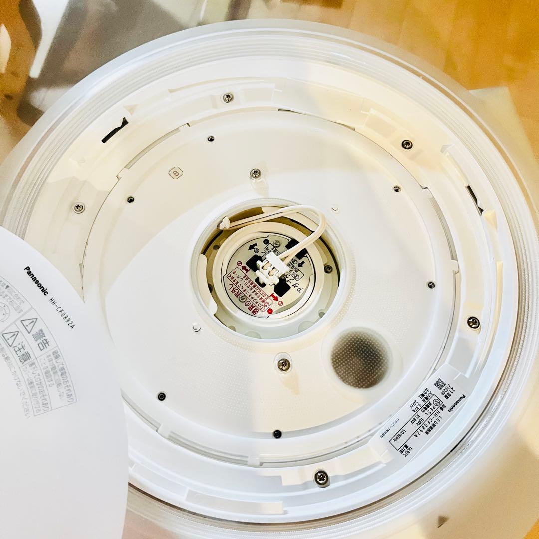 【極美品①】Panasonic LEDシーリングライト 8畳 リモコン付