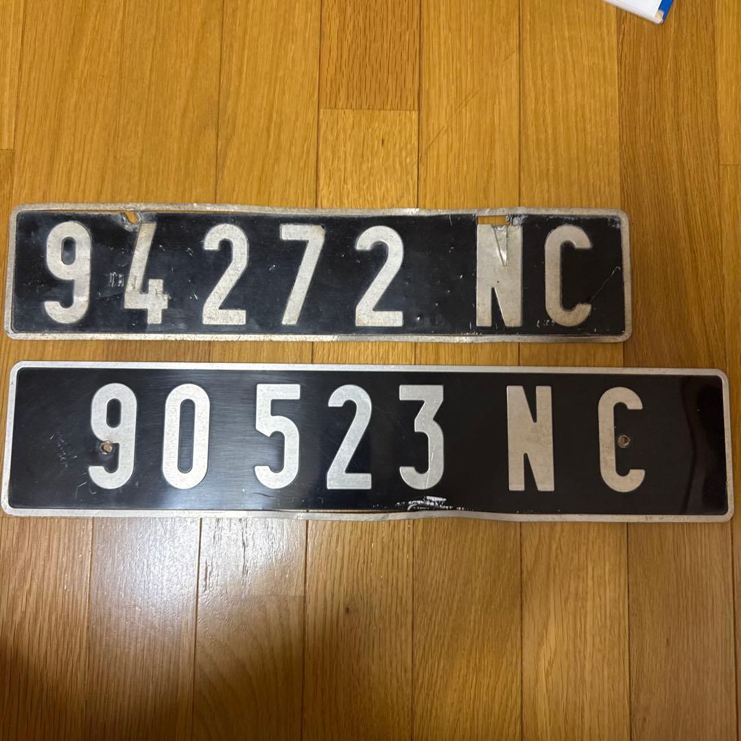 鉄道プレート　94772 NC & 90523 NC 2枚セット