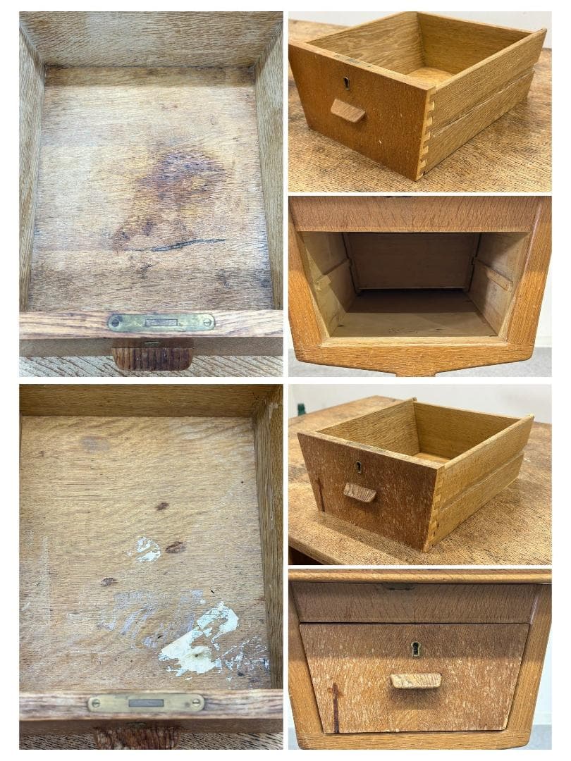 北欧ヴィンテージ　デンマーク　デスク　両面引き出し　天板拡張　ダイニングテーブル